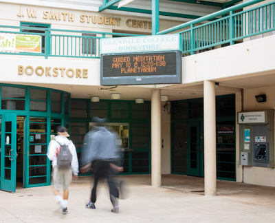 Bookstore sells  GCC Sweatshirts, Fan Gear, T-Shirts & Tanks, Polos, Shorts & Pants, Hats, Backpacks & Bags