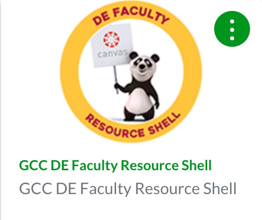 GCC DE Faculty Resource Shell Icon