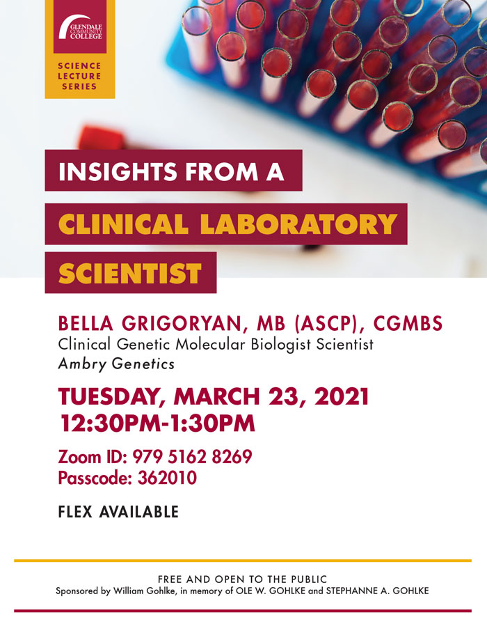 Science Lecture Series flyer