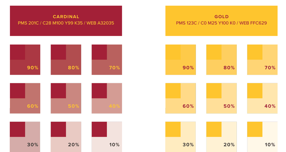 GCC Brand Guidelines COLORS variations