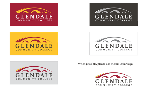 GCC Brand Guidelines logo background color