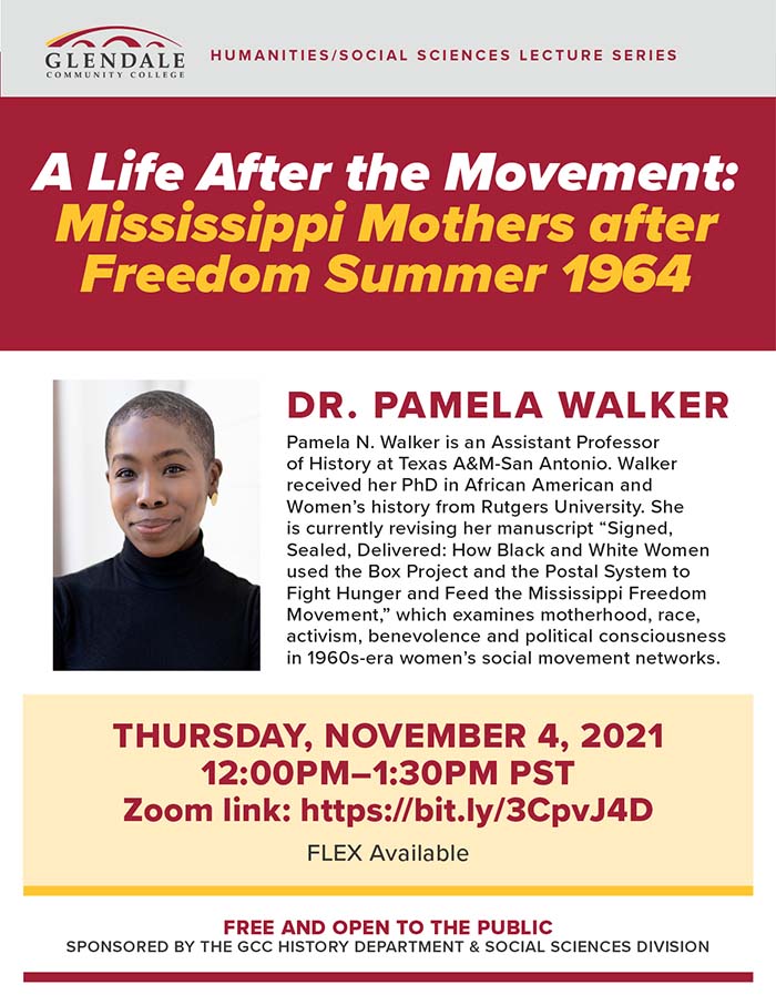 Humanities/social Sciences Lecture Series Nov. 4, 2021 flyer
