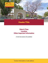 Garfield Flyer Template 1