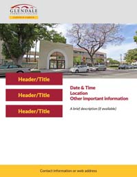 Garfield Flyer Template 2