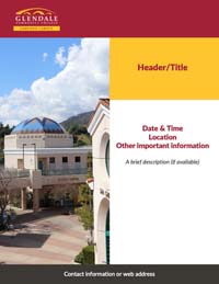 Garfield Flyer Template 5