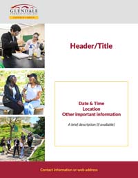 Garfield Flyer Template 6