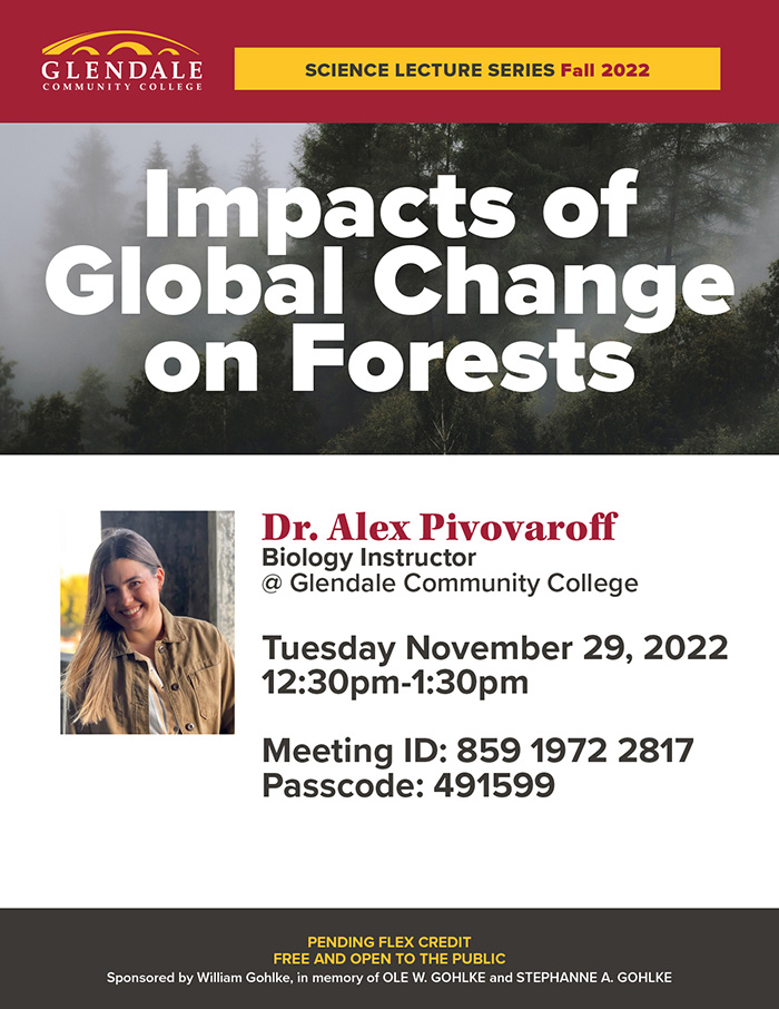 Science Lecture Series November 2022 flyer