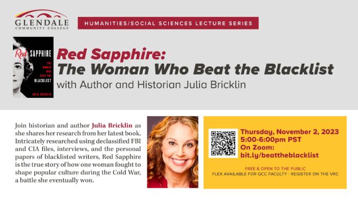 Humanities/Social Sciences Lecture Series flyer event on November 2, 2023