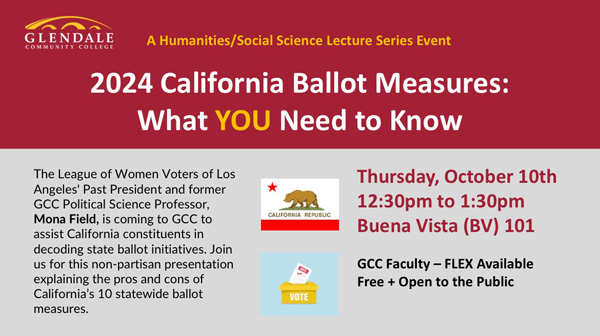 2024 California Ballot Measures: What YOU Need to Know event flyer