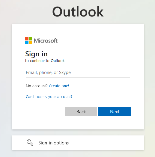 Microsoft Outlook Web Application